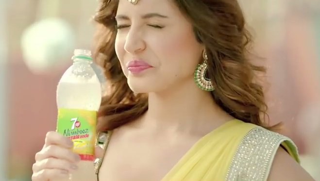 Anushka Sharma in 7UP advertisement