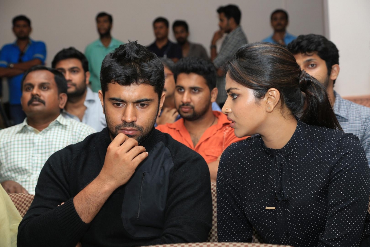 Nivin Paul and Amala Paul attend the 60th day success meet of 'Mili'