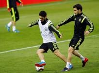 Isco and Cesc Fabregas