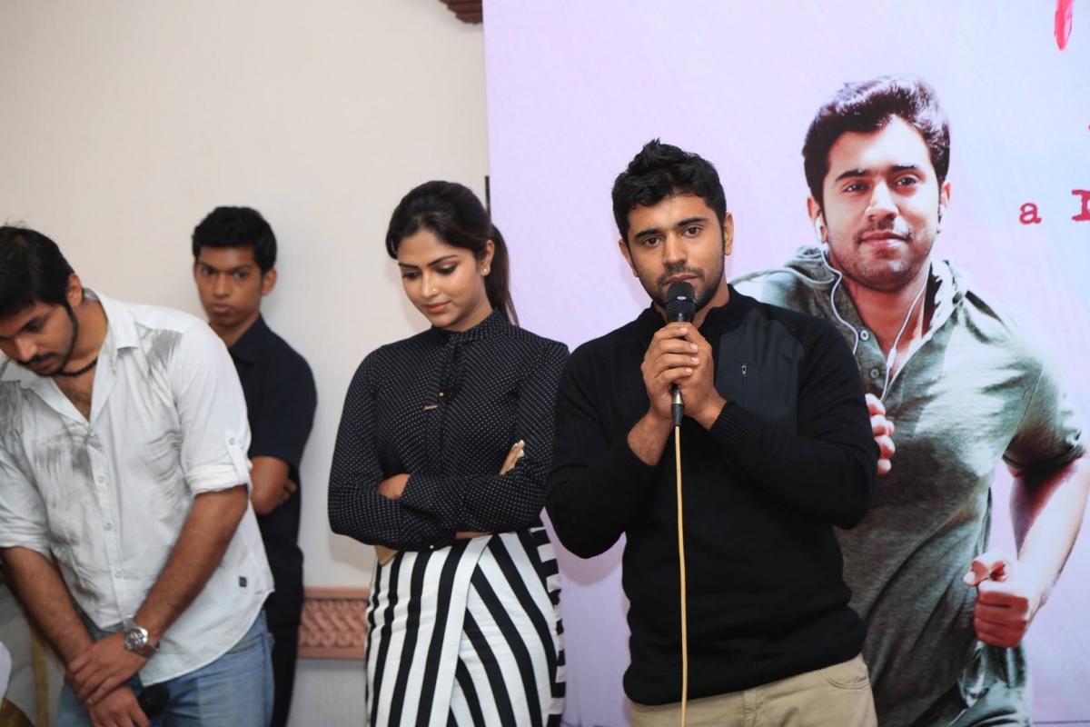 Nivin Pauly and Amala Paul attend the 60th day success meet of 'Mili'