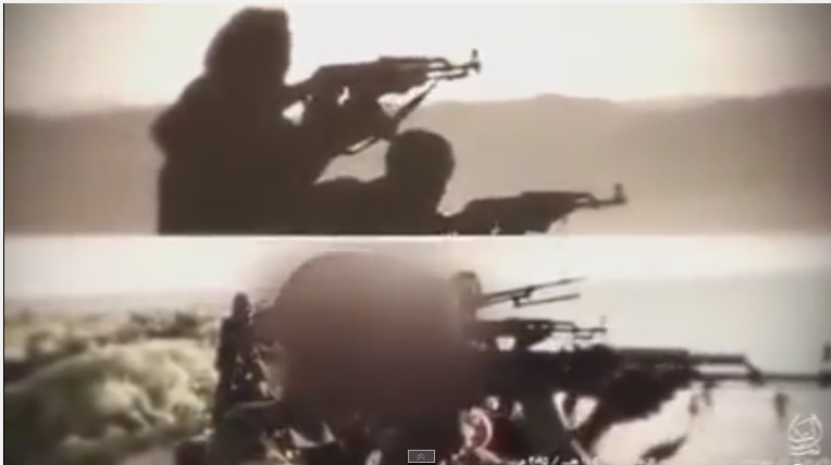 A screen grab from the new al-Shabaab video. Al shabaab