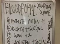 Bloodborne Drinking Game rules -- As scripted down by Mrs. Klepek