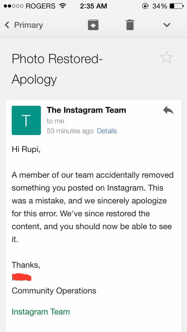 Instagram Apologizes for Censoring Menstruation Instagram Apologizes for Censoring Menstruation