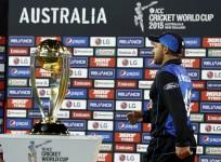 Brendon McCullum New Zealand ICC Cricket World Cup 2015 Trophy