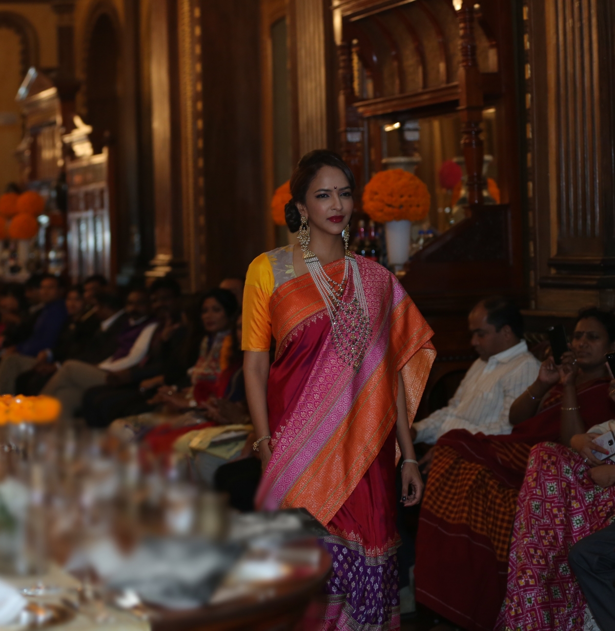 Lakshmi Manchu walks ramp at Gaurang Shah's Fashion Show 'Noor'