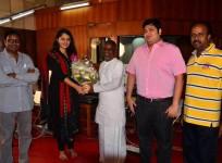 Anushka Shetty Meets Ilyaraja