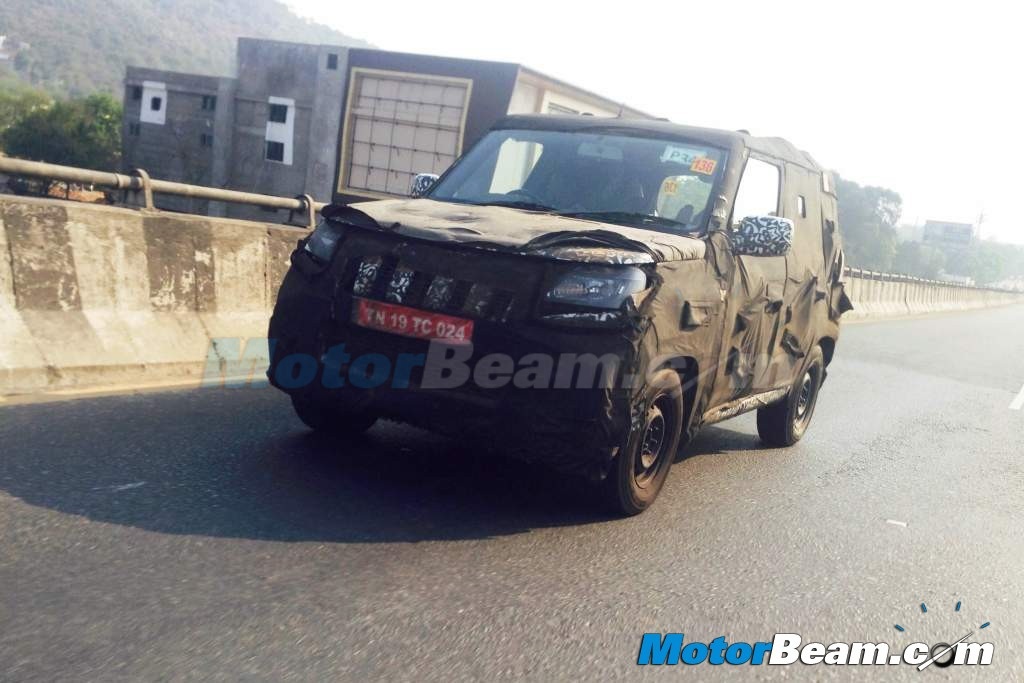 Mahindra New-Gen Bolero U301 Interior Snapped in production Ready Guise