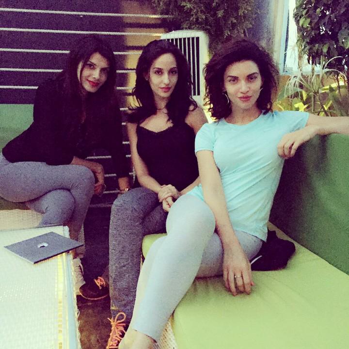 Nora Fatehi, Scarlett Wilson and Gabriela Bertante