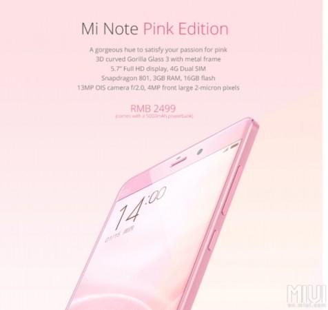 Mi Note Pink Edition Xiaomi Launched Everything Except A Smartwatch; Here's Everything Launched At Today's Event