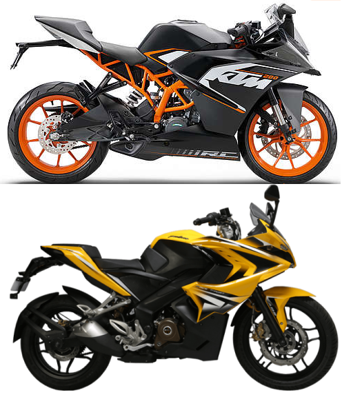 Bajaj Pulsar RS 200 vs KTM RC 200: Who Wins the Race to Finish Line? Price,  Specs Compared - IBTimes India
