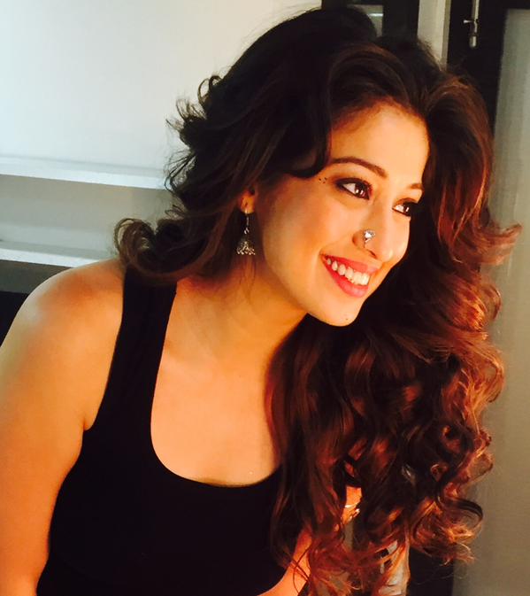 Rai Laxmi on the set of Akira