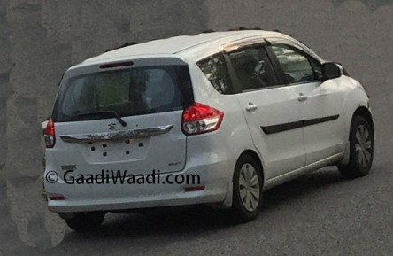 Maruti Ertiga Facelift Spied Testing Maruti Ertiga Facelift Spied Testing