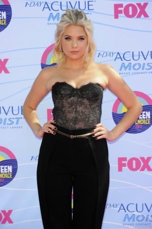 U.S. actress Ashley Benson arrives for the Teen Choice 2012 awards in Los Angeles July 22, 2012. ashley benson