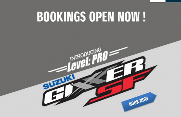 It's Official: Suzuki Gixxer SF Bookings Open in India; It's Official: Suzuki Gixxer SF Bookings Open in India