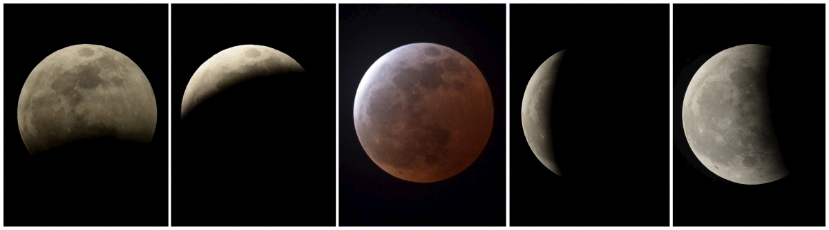 Blood Moon 2015: Stunning Images of 'First' Total Lunar Eclipse