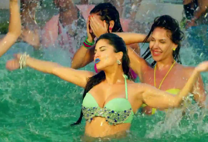 A photo from Sunny Leone's 'Kuch Kuch Locha Hai' song. Sunny Leone in 'Kuch Kuch Locha Hai'