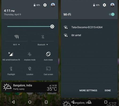 Android 5.1 Quick Connect feature Android 5.1 Quick Connect feature