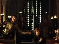 Jamie and Tyrion Lannister dancing at the trial