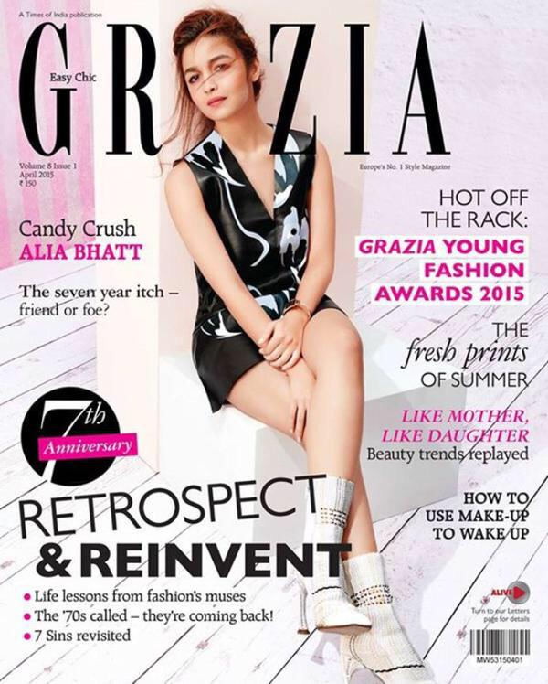 Alia Bhatt featured in the cover page of Grazia