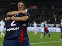 Thiago Silva and Edinson Cavani