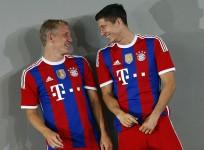 Robert Lewandowski and Bastian Schweinsteiger