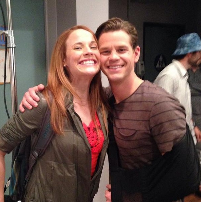 Katie Leclrec who plays Daphne and Ryan Lane who plays Travis in 'Swicthed at Birth'. Katie Leclrec who plays Daphne and Ryan Lane who plays Travis in 'Swicthed at Birth'