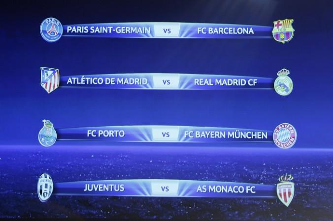 molekyle Uskyld en lille UEFA Champions League Quarter-Final Schedule: Fixtures, Dates & Timings of  All Last-Eight Matches - IBTimes India