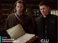 Charlie shows 'Book of the Damned' to Sam and Dean