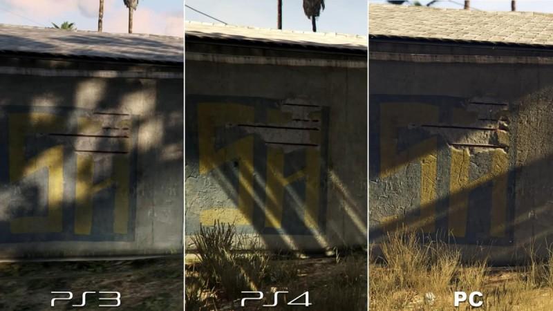 Comparison Screenshots of PC vs PS3 vs PS4 GTA 5 PC