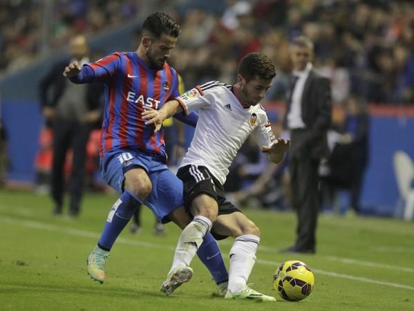 Jose Luis Gaya (right) has been in fine form this season after being made a regular first team player by new Valancia manager Nuno Espírito Santo. Jose Luis Gaya