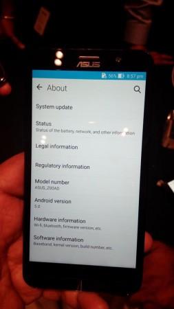 ASUS Zenfone 2 Build Number ASUS Zenfone 2 Build Number