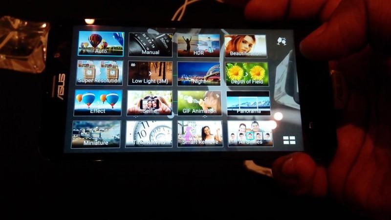 ASUS Zenfone 2 Stock Camera App Menu ASUS Zenfone 2 Stock Camera App Menu