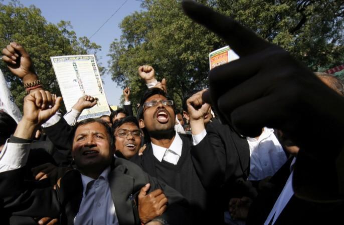 lawyer dead, protest