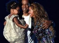 Jay Z and Beyonce with Blue Ivy