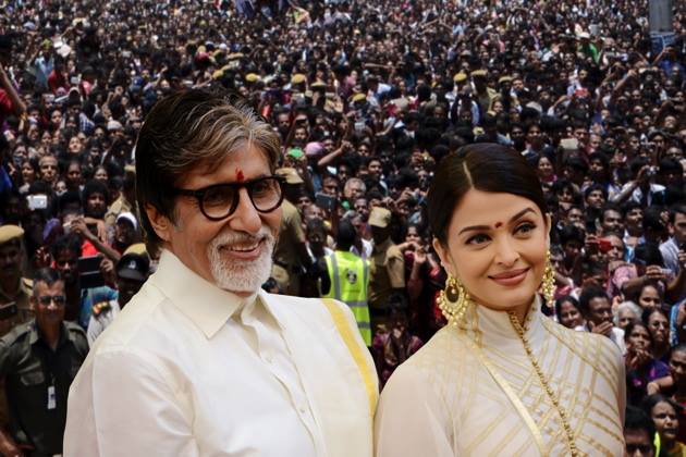 Aishwarya Rai Bachchan and Amitabh Bachchan