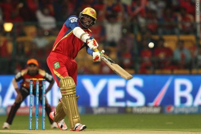 Chris Gayle will need to fire to help RCB to a victory over MI in their IPL 2015 game Chris Gayle RCB