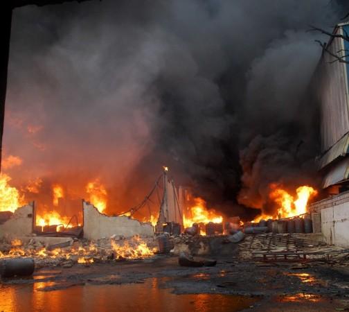 fire in delhi