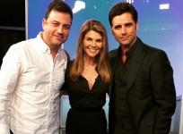Lori Loughlin and John Stamos on Jimmy Kimmel Live