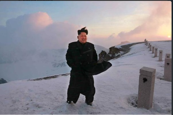 Kim Jong-un climbs mountain