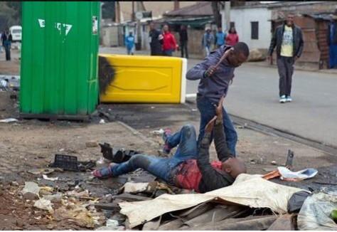 Mozambique migrant Emmanuel Sithole was attacked and killed in Johannesburg, South Africa, on Saturday. South Africa violence
