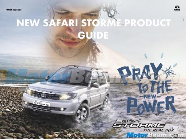 2015 Tata Safari Storme Facelift Leaked