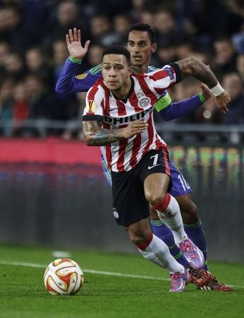Memphis Depay has been in excellent form for PSV this season Memphis Depay
