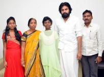 Pawan Kalyan with Srija family