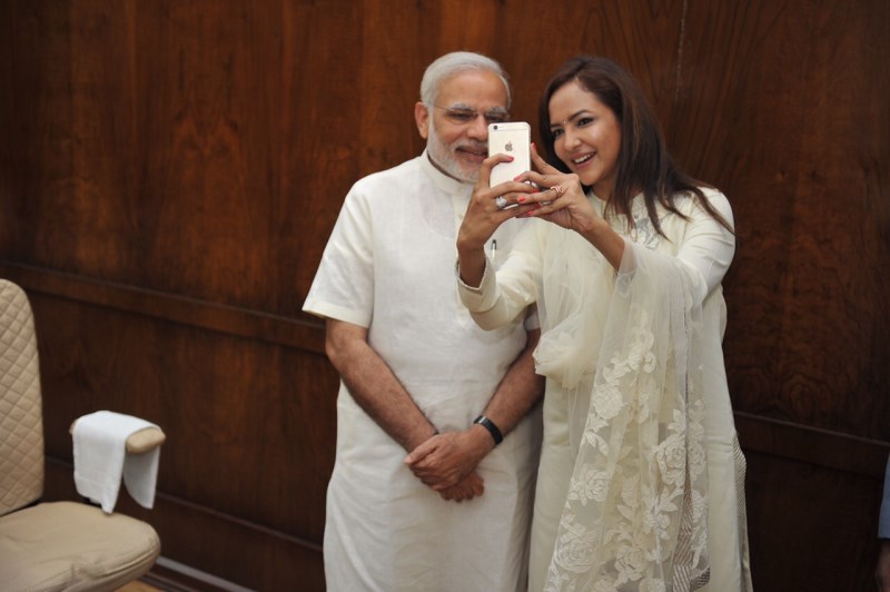 Lakshmi Manchu with Narendra Modi