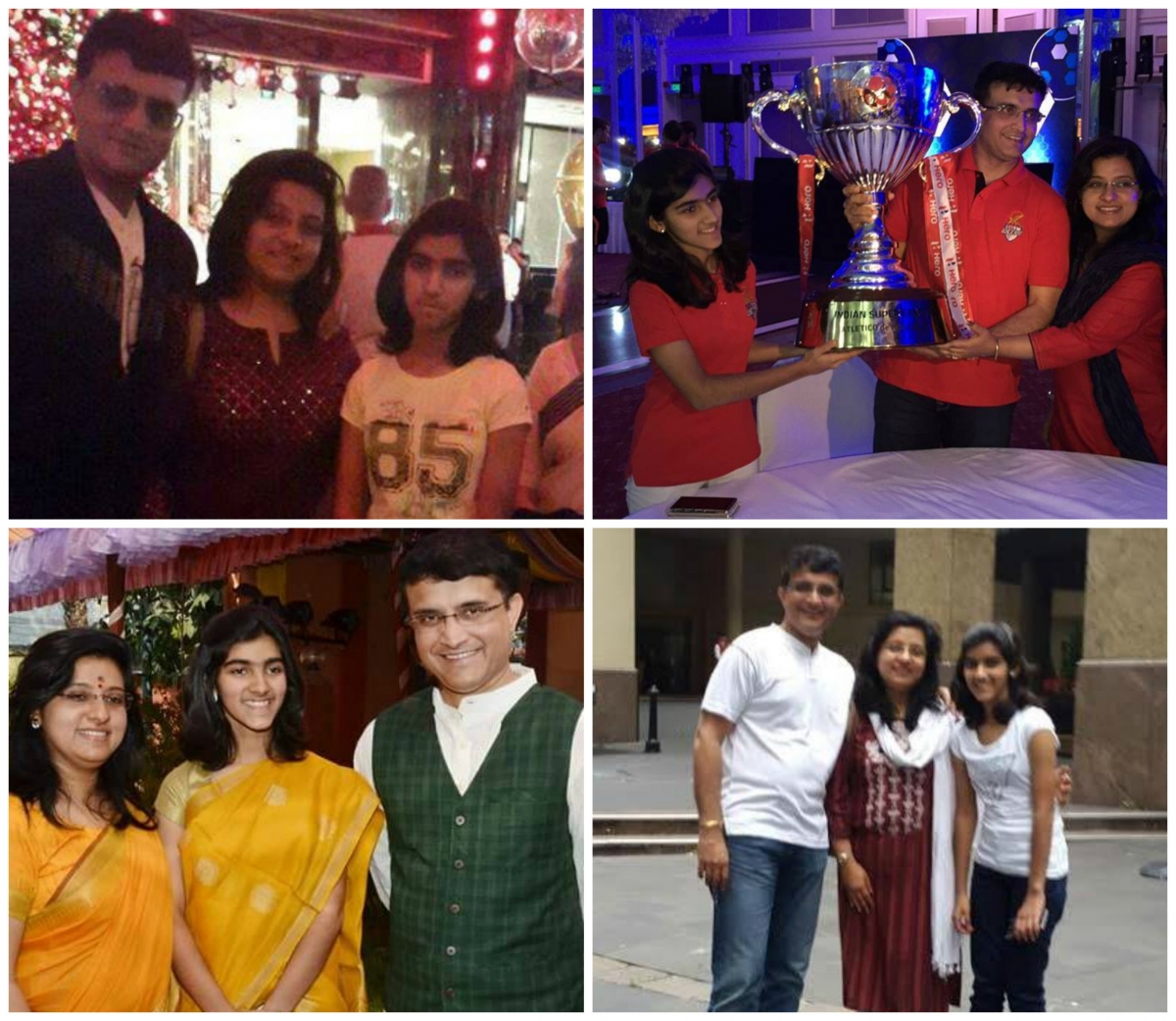 Saurav Ganguly and family Saurav Ganguly and family