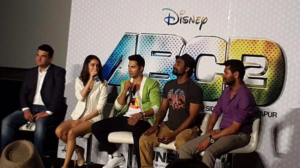 'ABCD 2': Siddharth Roy Kapur, Varun Dhawan, Shraddha Kapoor, Remo D'Souza, Prabhudeva at Trailer Launch 'ABCD 2': Varun Dhawan, Shraddha Kapoor Charm at Trailer Launch