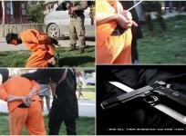 A photo report by Isis shows the militant group taking a media activist, accused of being a spy, around the city to set an example.