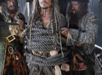 Johnny Depp as Jack Sparrow in Pirates of the Caribbean Dead Men Tell No Tales