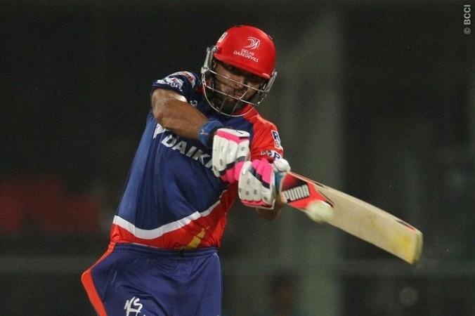 Time for Yuvraj Singh to deliver with the bat again for the Delhi Daredevils in the IPL 2015 game against the Mumbai Indians Yuvraj Singh Delhi Daredevils