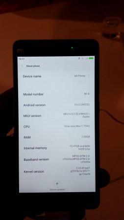Xiaomi MI 4i Sprecification Xiaomi MI 4i Sprecification